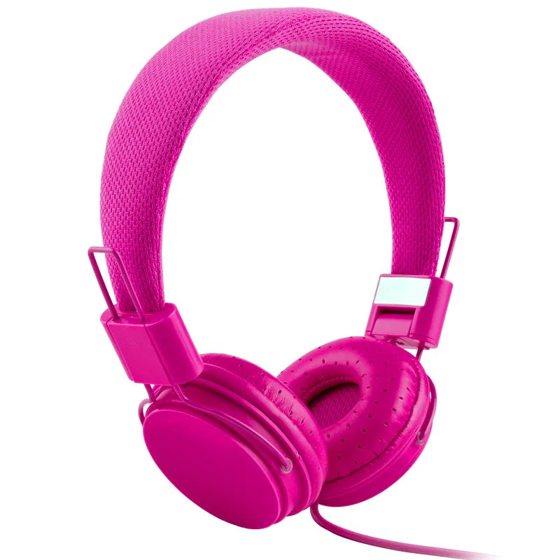Wholesale Cute Headphones with Microphone For Kids Dj Headband Earphone For Phone Support Music Headsets Fone De Ouvido Dropship