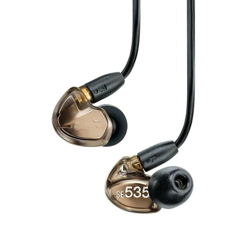 Headsets Brand SE535 Detachable earphone Hi-fi stereo Headset SE 535 In ear Earphones Separate Cable with Box VS SE215