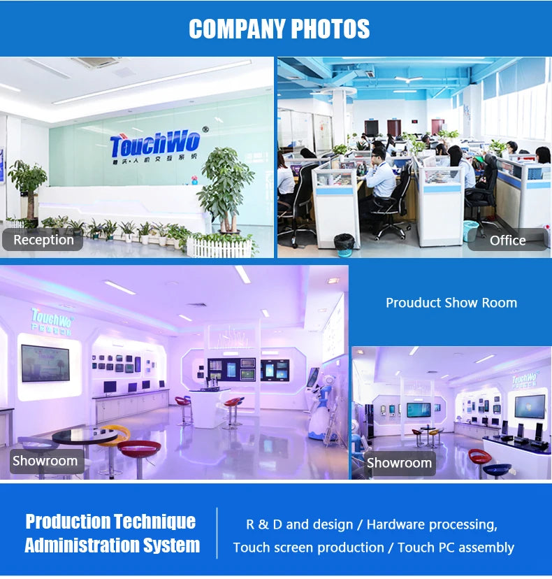 8~21.5 inch Touch Industrial Screen IP65 Front Waterproof, All in One Industrial Embedded Panel PC PCAP TouchScreen Monitor