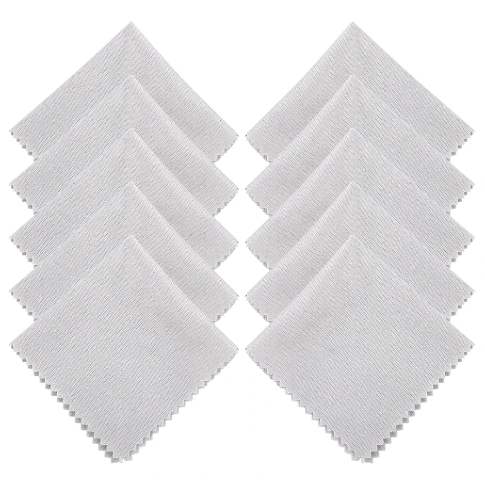 10Pcs Microfiber Cleaning Cloth for Computer TV Camera Laptop Cleaning Wipes Mobile Phone Screen Glasses Cleaning Accessories