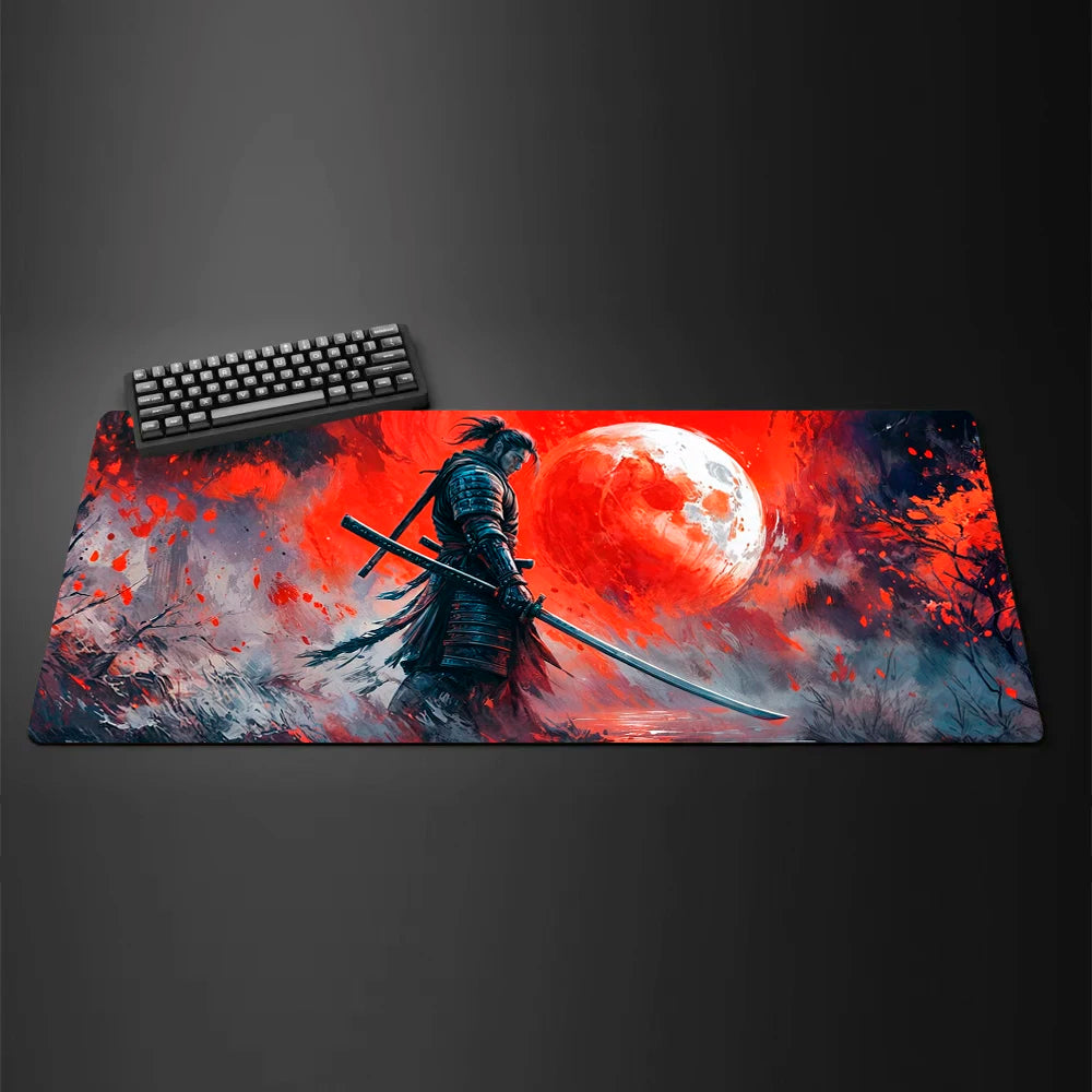 XXL Textured Anime Lines Mouse Pad Art Office Mat Large Computer Game Home Desk Pads Anti-Slip Gaming Keyboard Long Table Mats