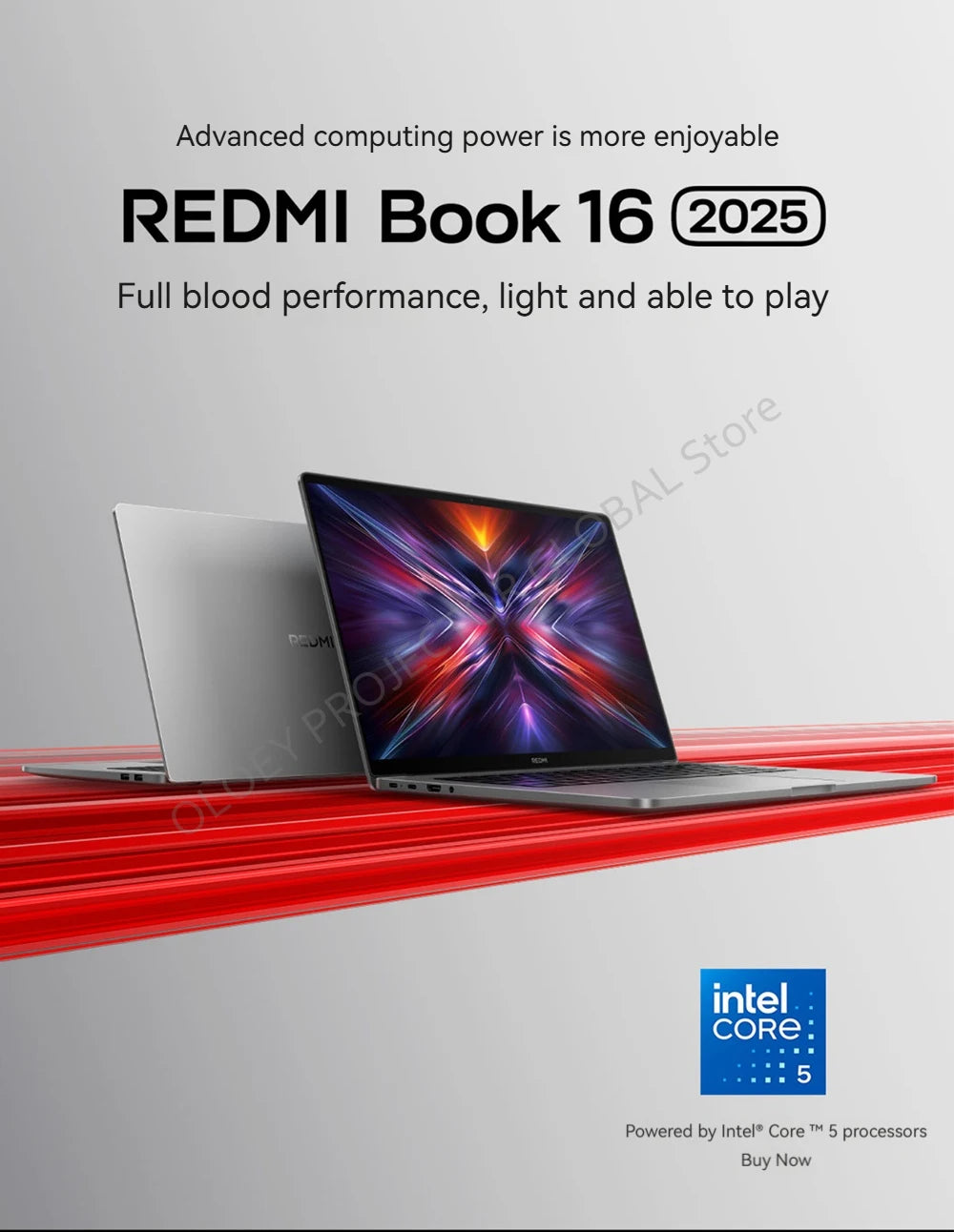 REDMI BOOK 16 2025 intel Core 5 210H Processor 16/32GB RAM 512G/1TB SSD 16inch FHD 60Hz Screen