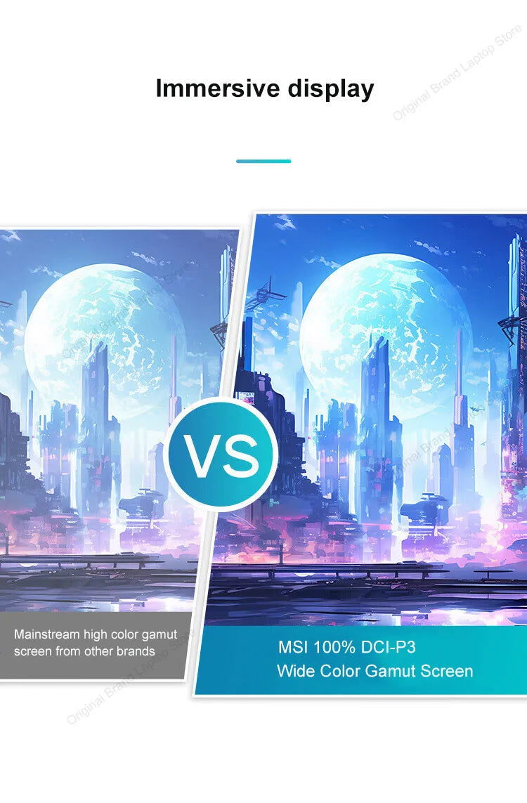 2024 MSI Katana A15 AI Laptop 15.6 Inch 2.5K QHD 165Hz IPS Screen Notebook AMD Ryzen R7-8845HS 32GB 1TB RTX4060 Gaming Computer