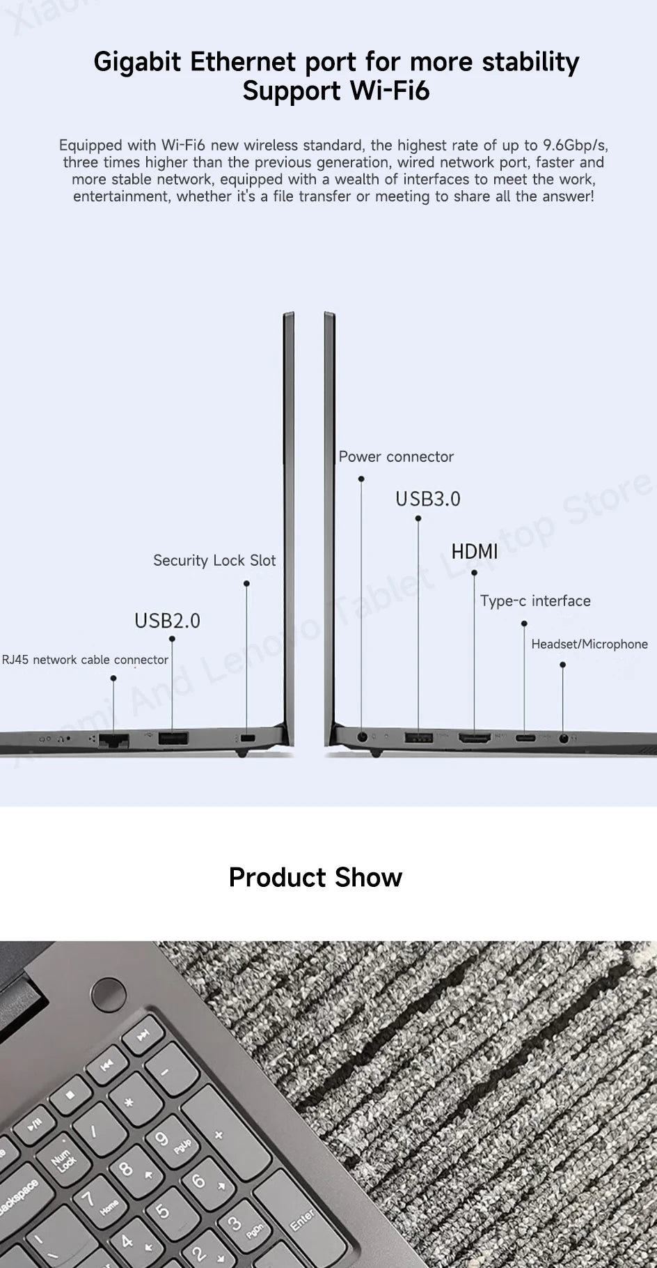 Lenovo Laptop Lenovo V15 G4 AMN 15.6“ AMD Ryzen R5-7430U/R7-7730U 16G LPDDR5 512G/1TB/2TB SSD Notebook Computer PC