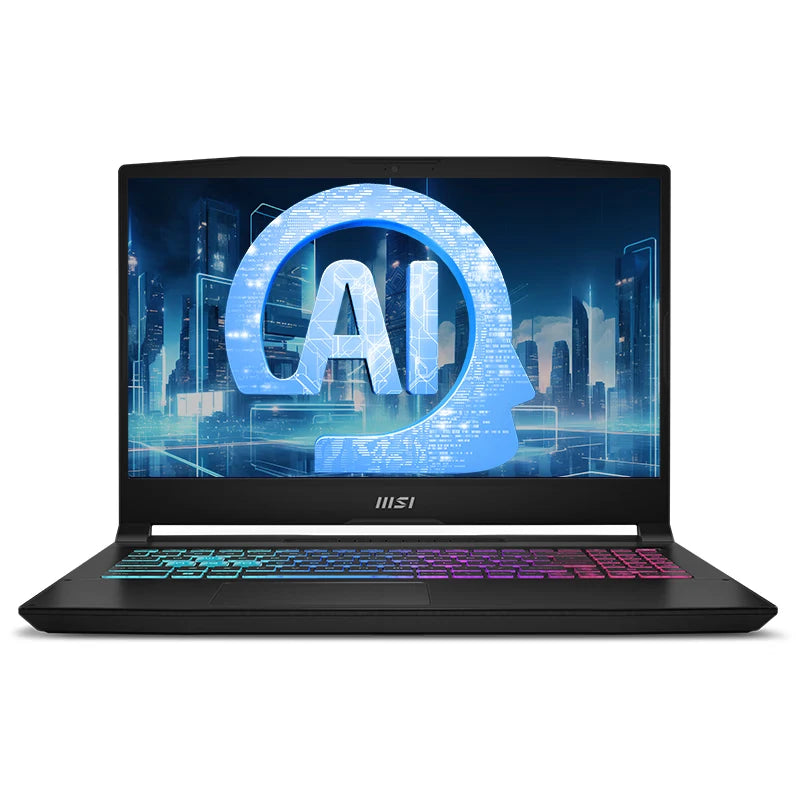 2024 MSI Katana A15 AI Laptop 15.6 Inch 2.5K QHD 165Hz IPS Screen Notebook AMD Ryzen R7-8845HS 32GB 1TB RTX4060 Gaming Computer