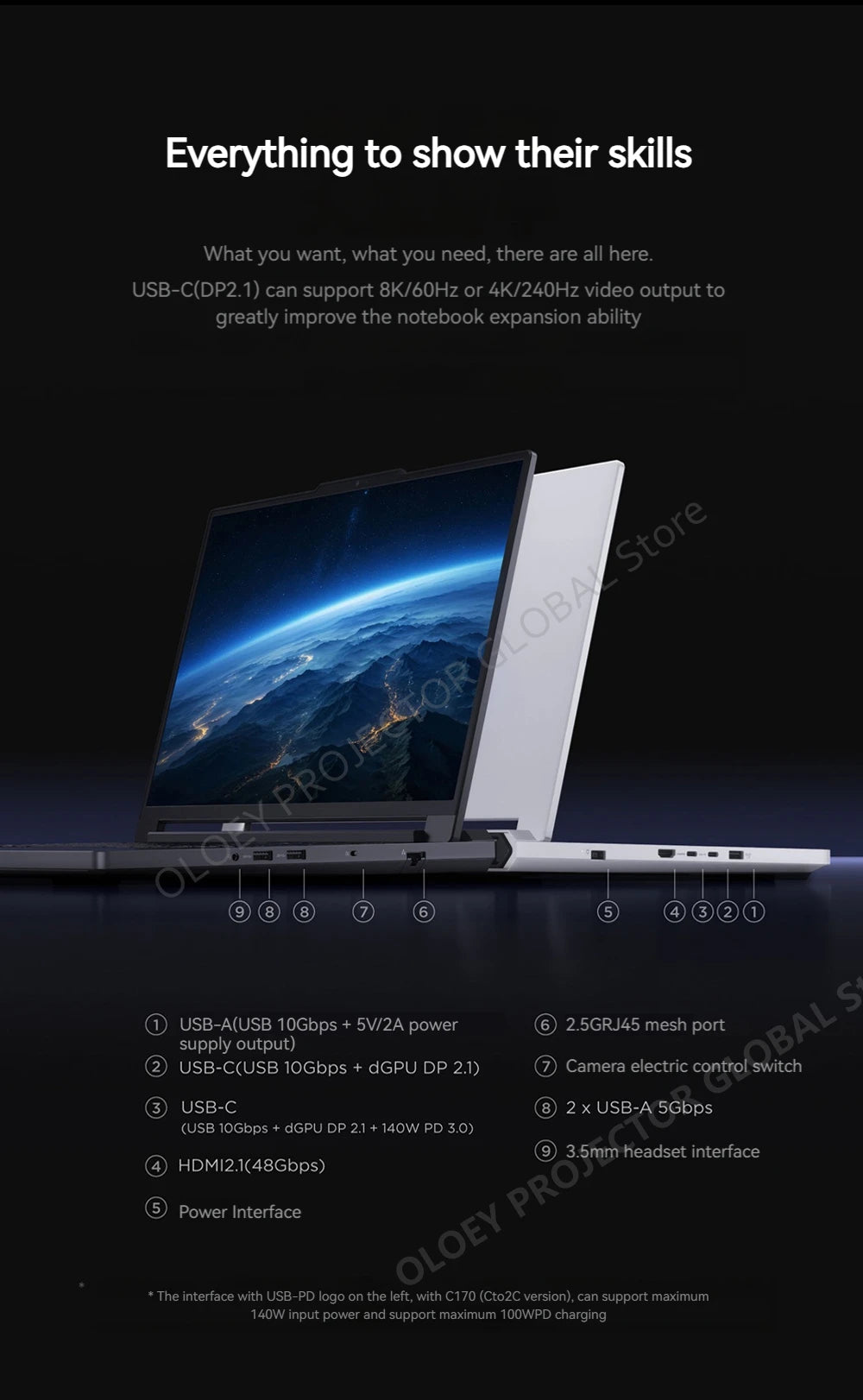 Lenovo LEGION R9000P 2025 AMD R9 8945HX Geforce RTX5060 8GB 32GB RAM 1TB SSD 16" 2.5K 240Hz Screen