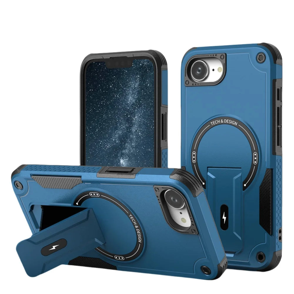 Armor Case for Iphone 16e Iphone16e 17 16 pro max 17 air 15 14 plus 12 13 pro Shockproof Mobile Phone Accessories Stand Cases