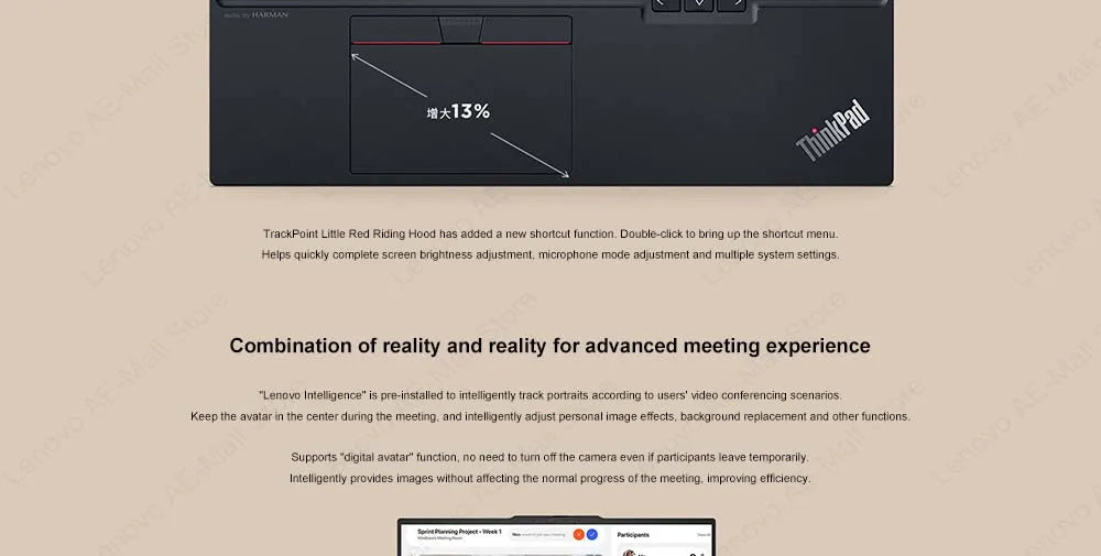 Lenovo ThinkPad E16 2024 U7 155H/U5 125H 32F+1T 16-inch 2.5K Screen