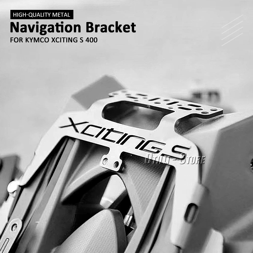 Fit For KYMCO XCITING S 400 Xciting S400 Motorcycle Accessories Phone Holder Bracket GPS Navigation Bracket Mounting Bracket