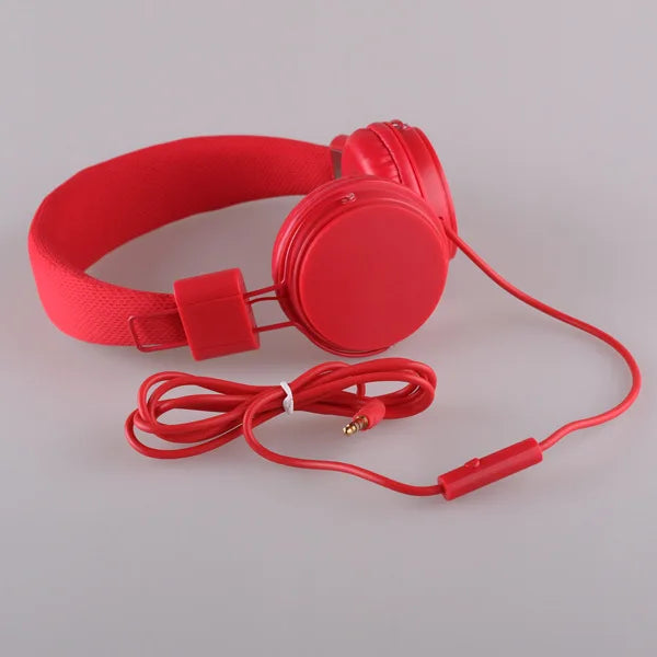 Wholesale Cute Headphones with Microphone For Kids Dj Headband Earphone For Phone Support Music Headsets Fone De Ouvido Dropship