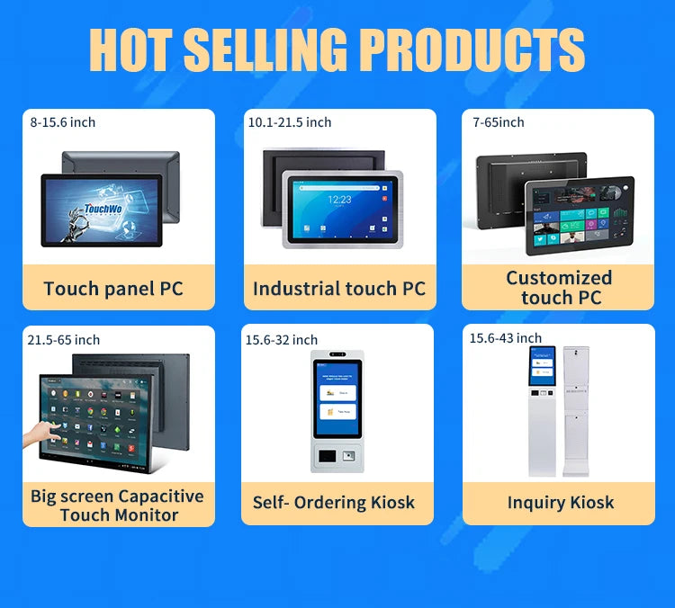 15.6/17.3/18.5 Inch All In One Touch Panel Industrial Pc Android 11 Window 10 Hdmi Wall Mount Touchscreen Waterproof Monitor