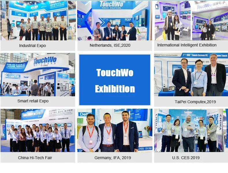 8~21.5 inch Touch Industrial Screen IP65 Front Waterproof, All in One Industrial Embedded Panel PC PCAP TouchScreen Monitor