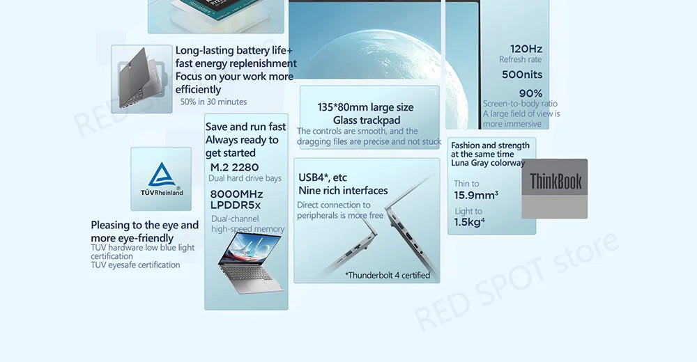 [New arrivals!!!] Lenovo laptop ThinkBook 14+ 2025  R7 350 860M 32G 1TB  SSD 14.5'' 3K 120Hz