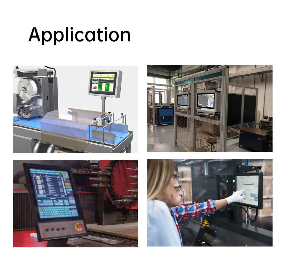 8~21.5 inch Touch Industrial Screen IP65 Front Waterproof, All in One Industrial Embedded Panel PC PCAP TouchScreen Monitor