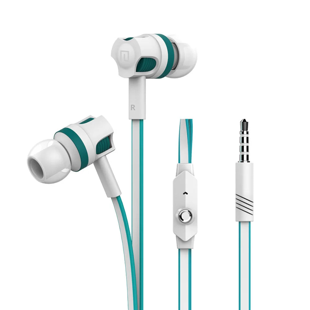 Earphone 3.5mm Wired Headset Earbuds Earphones Sport Headset with MIC for iPhone Xiaomi Earphone Fone De Ouvido for Meizu Huawei