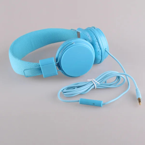 Wholesale Cute Headphones with Microphone For Kids Dj Headband Earphone For Phone Support Music Headsets Fone De Ouvido Dropship
