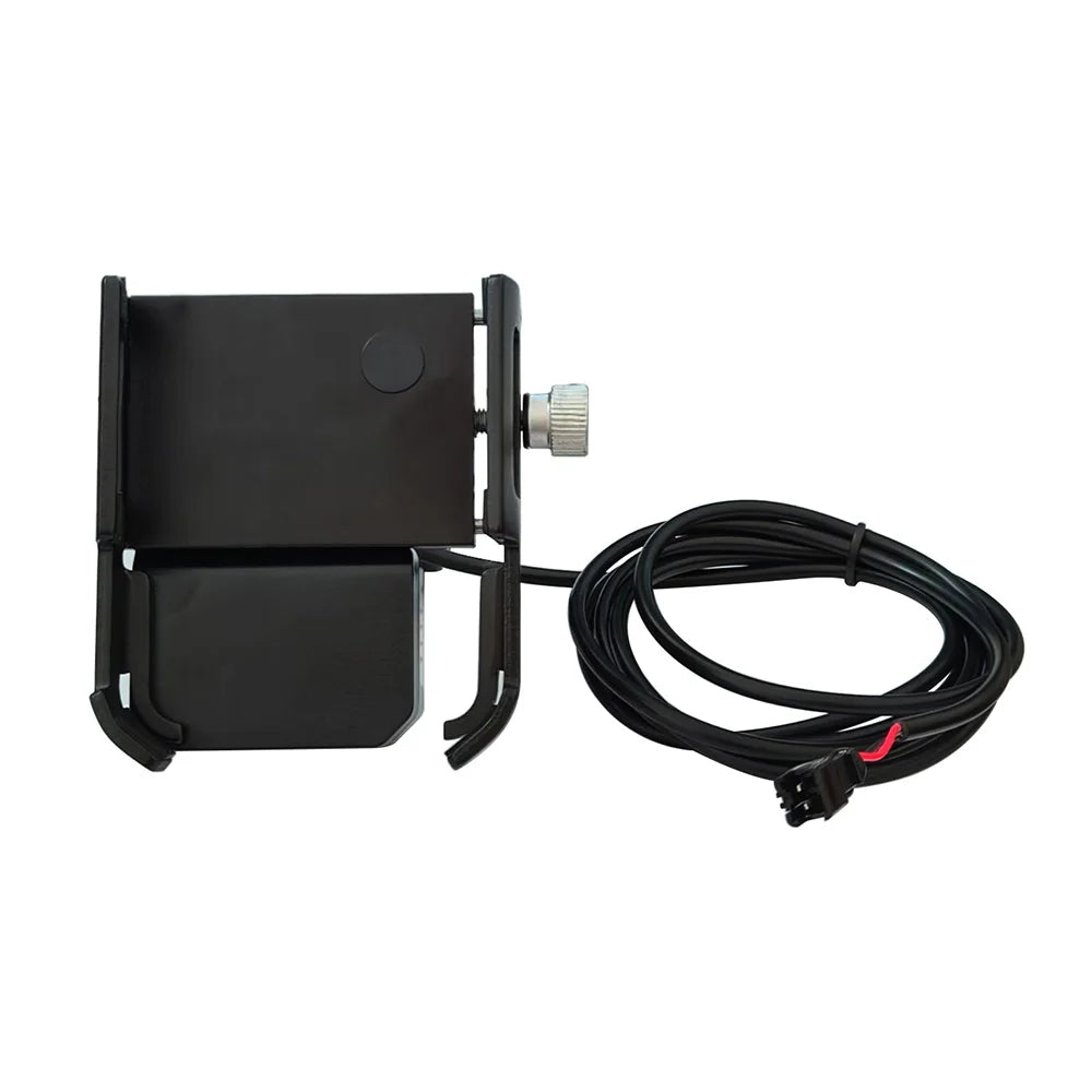 E-bike accessories Mobile phone holder Aluminium alloy 24-80V universal USB charging Bluetooth player