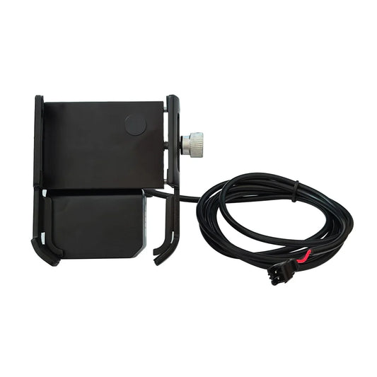 E-bike accessories Mobile phone holder Aluminium alloy 24-80V universal USB charging Bluetooth player