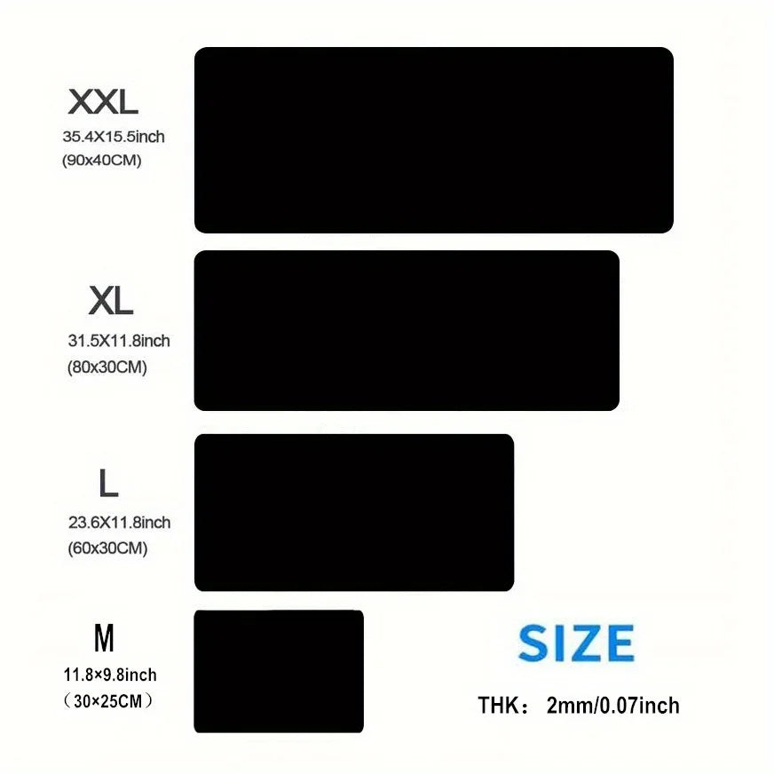 Night Painting beautiful Night Moon Animal Roaring Wolf mouse pad Large keyboard pad Office laptop gaming learning accessories