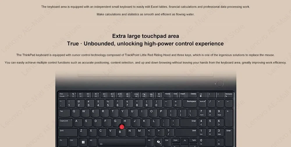 Lenovo ThinkPad E16 2024 U7 155H/U5 125H 32F+1T 16-inch 2.5K Screen