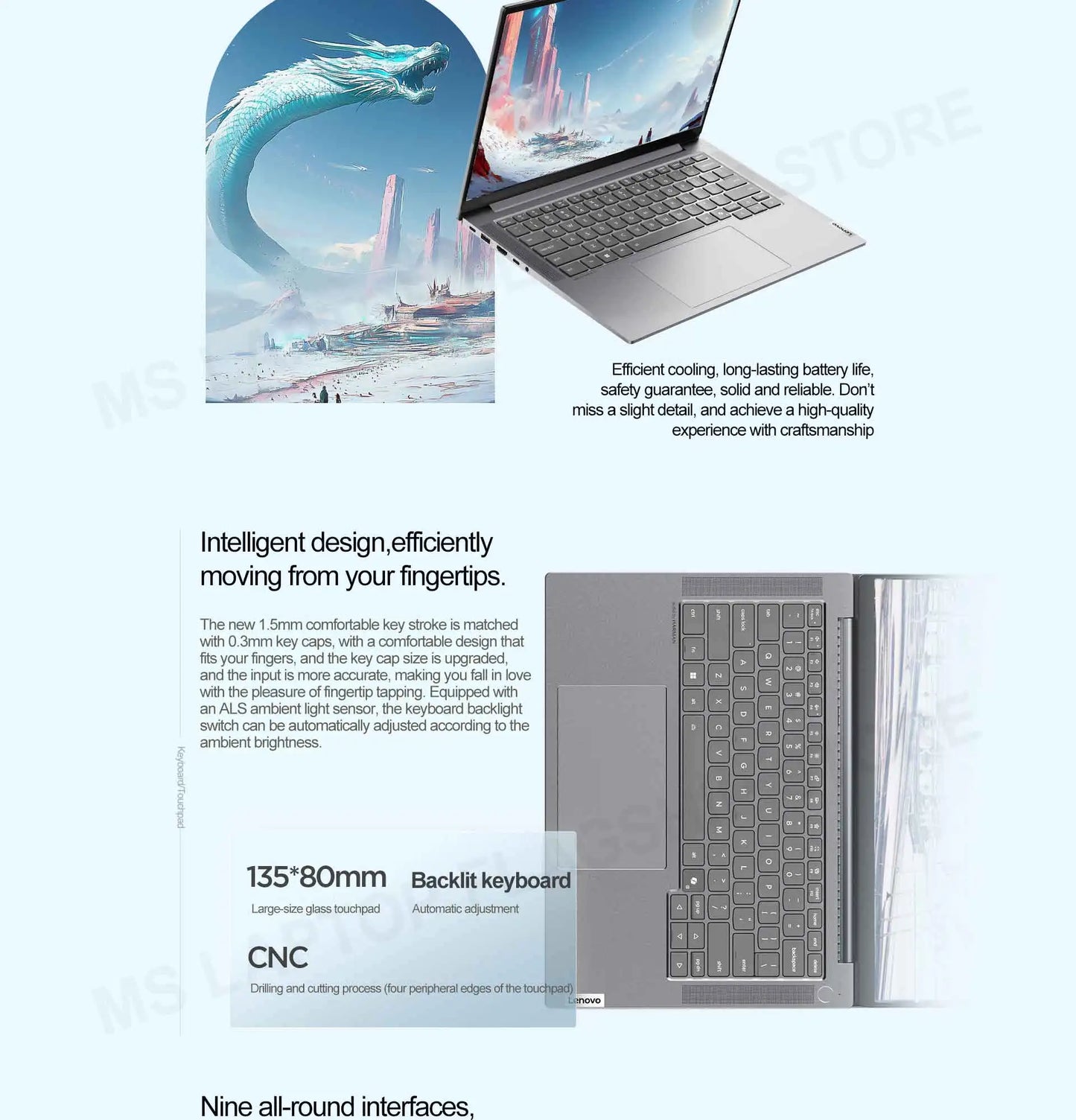 【HOT】Lenovo ThinkBook 14+ AI 7 H 350/860M-8845/780M 32G+1T 14.5‘’ 3K 120Hz Refresh rate