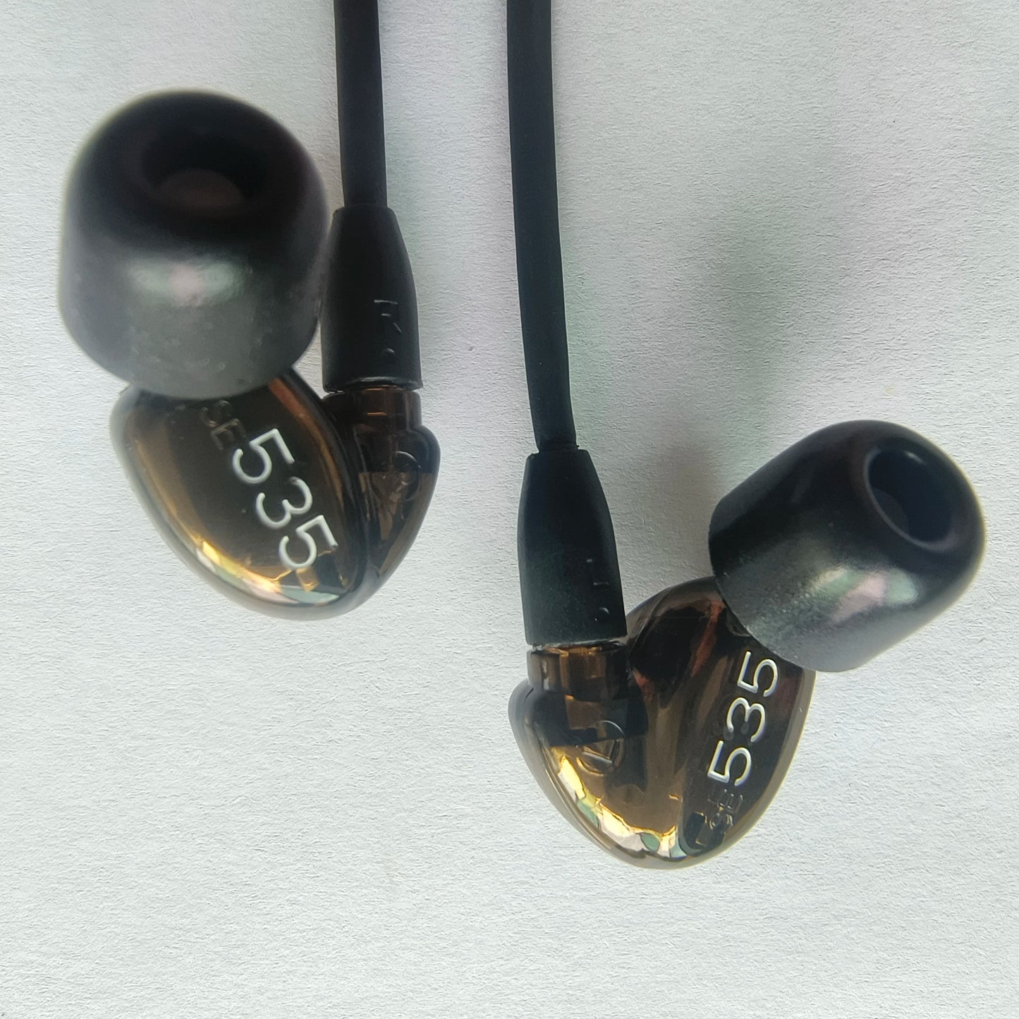 Headsets Brand SE535 Detachable earphone Hi-fi stereo Headset SE 535 In ear Earphones Separate Cable with Box VS SE215