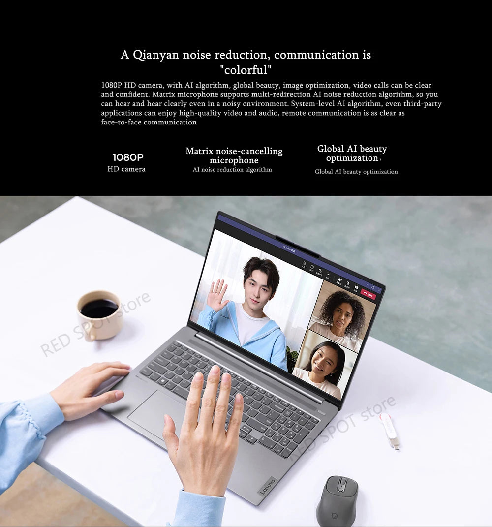 Lenovo Xiaoxin pro 16 2024 AI laptop R7 8845H 780M  32G+1TB 16inch 2.5k 120Hz