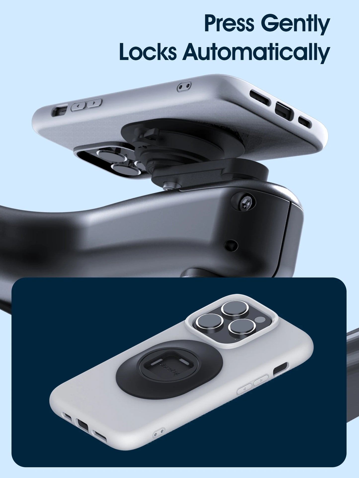 Aluminium phone holder For Bicycle accesories.bike /Motorcycle accessories Stand for cell phone For iphone 15 promax/xiaomi