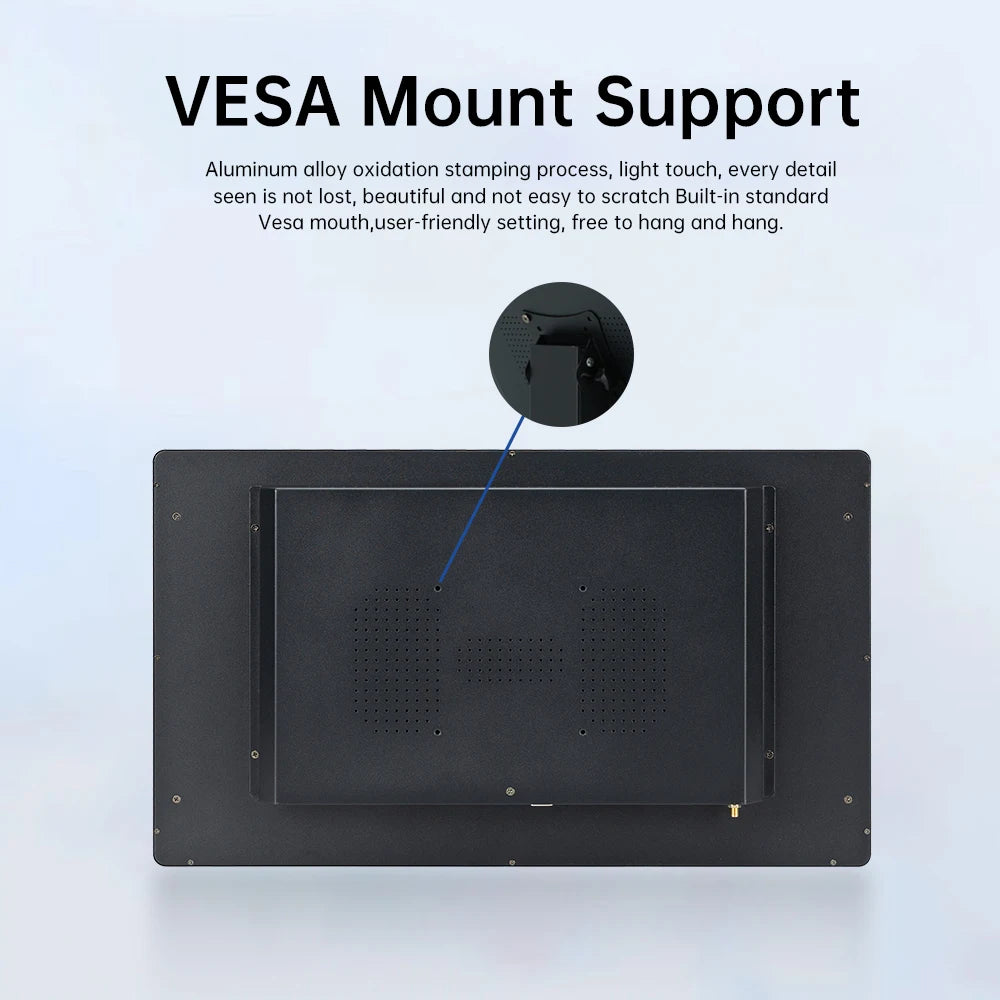 15.6/17.3/18.5 Inch All In One Touch Panel Industrial Pc Android 11 Window 10 Hdmi Wall Mount Touchscreen Waterproof Monitor