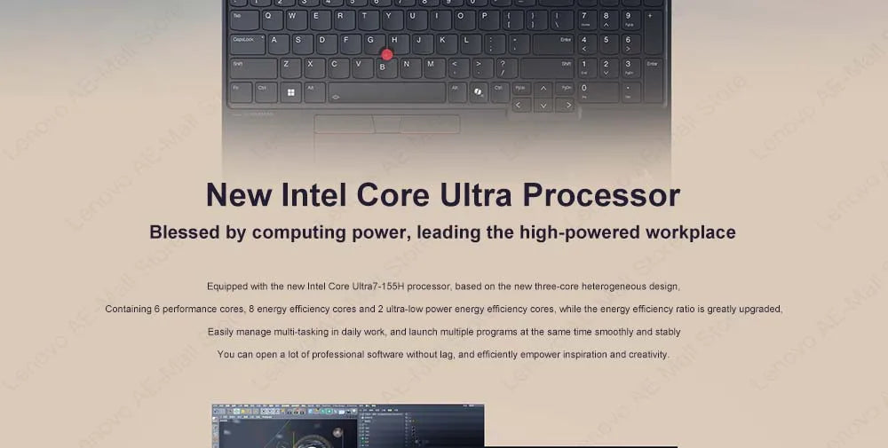 Lenovo ThinkPad E16 2024 U7 155H/U5 125H 32F+1T 16-inch 2.5K Screen