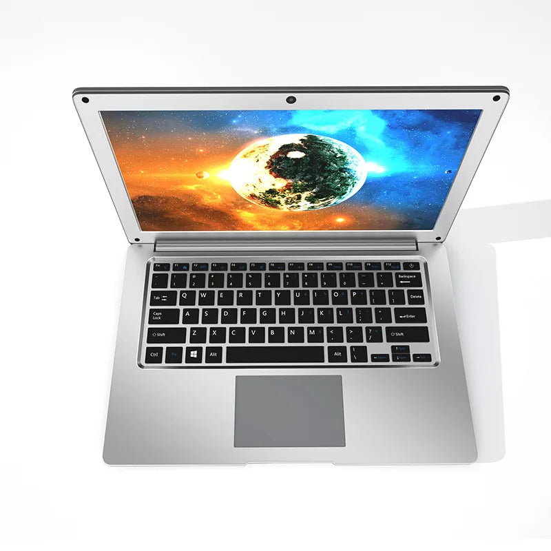 2024 Cheap 14 Inch Ultra Thin Students Laptop Quad Core Windows 10 Notebook Laptops  WiFi Bluetooth for Russian & Korea