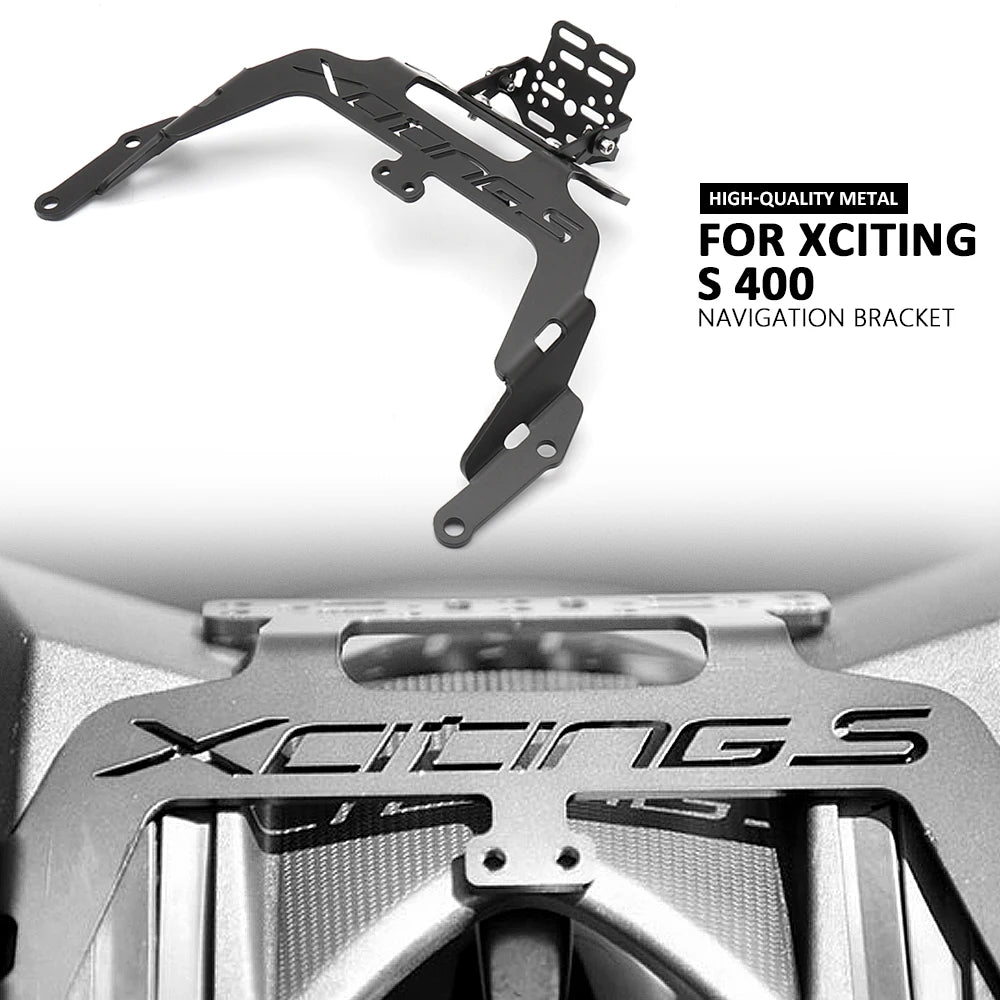 Fit For KYMCO XCITING S 400 Xciting S400 Motorcycle Accessories Phone Holder Bracket GPS Navigation Bracket Mounting Bracket